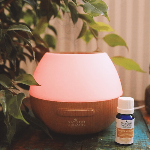 Difusor de aromaterapia Eco-Yoga 1 un + Aceite esencial de regalo, Naturel  - Farmacias Knop